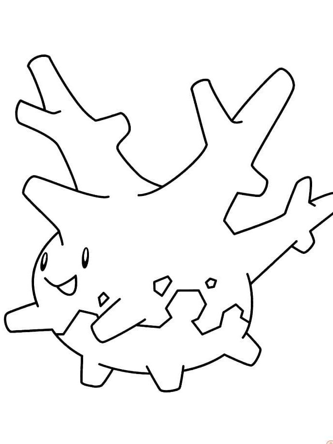 Corsola Coloring Pages 2