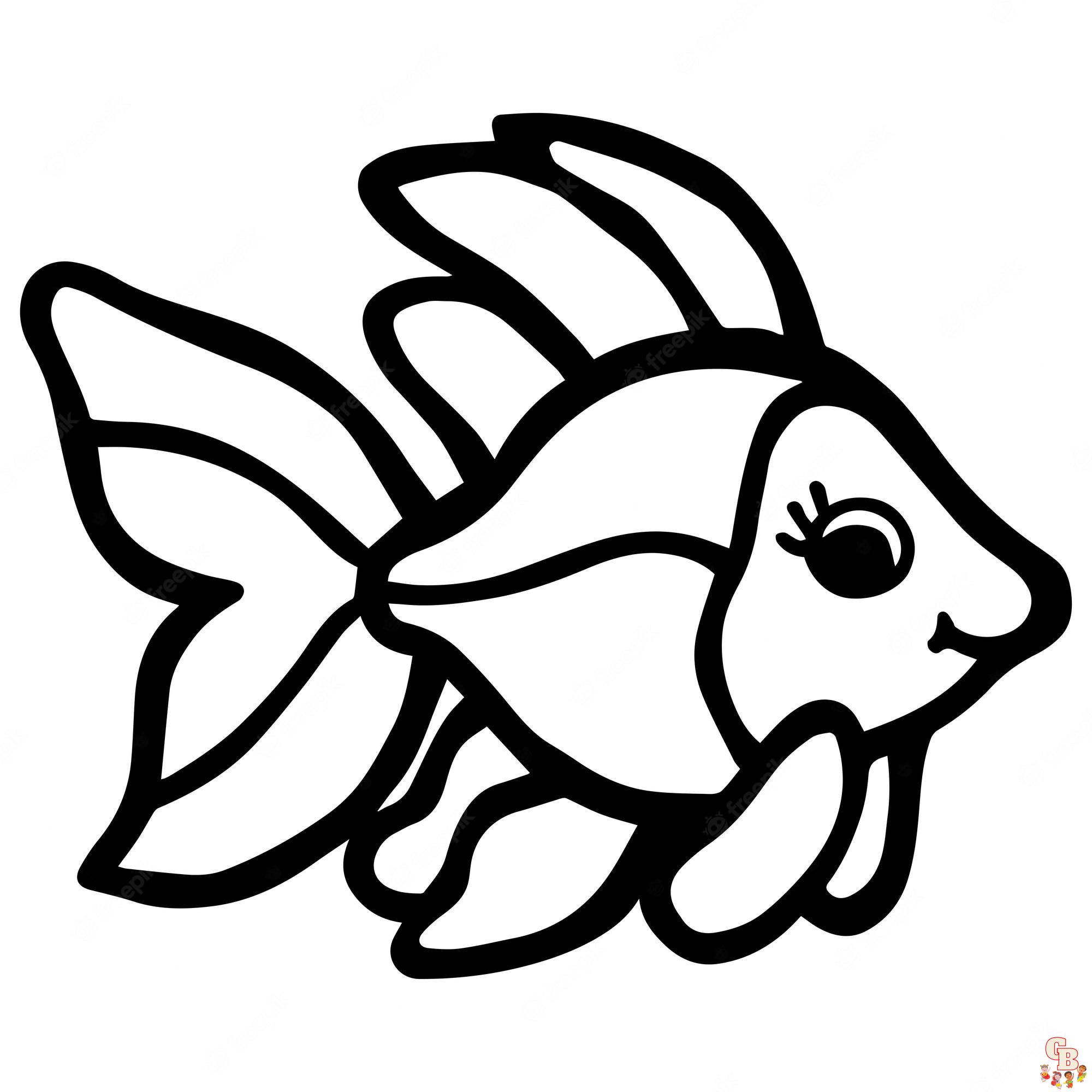 Cute Fish Coloring Pages 13