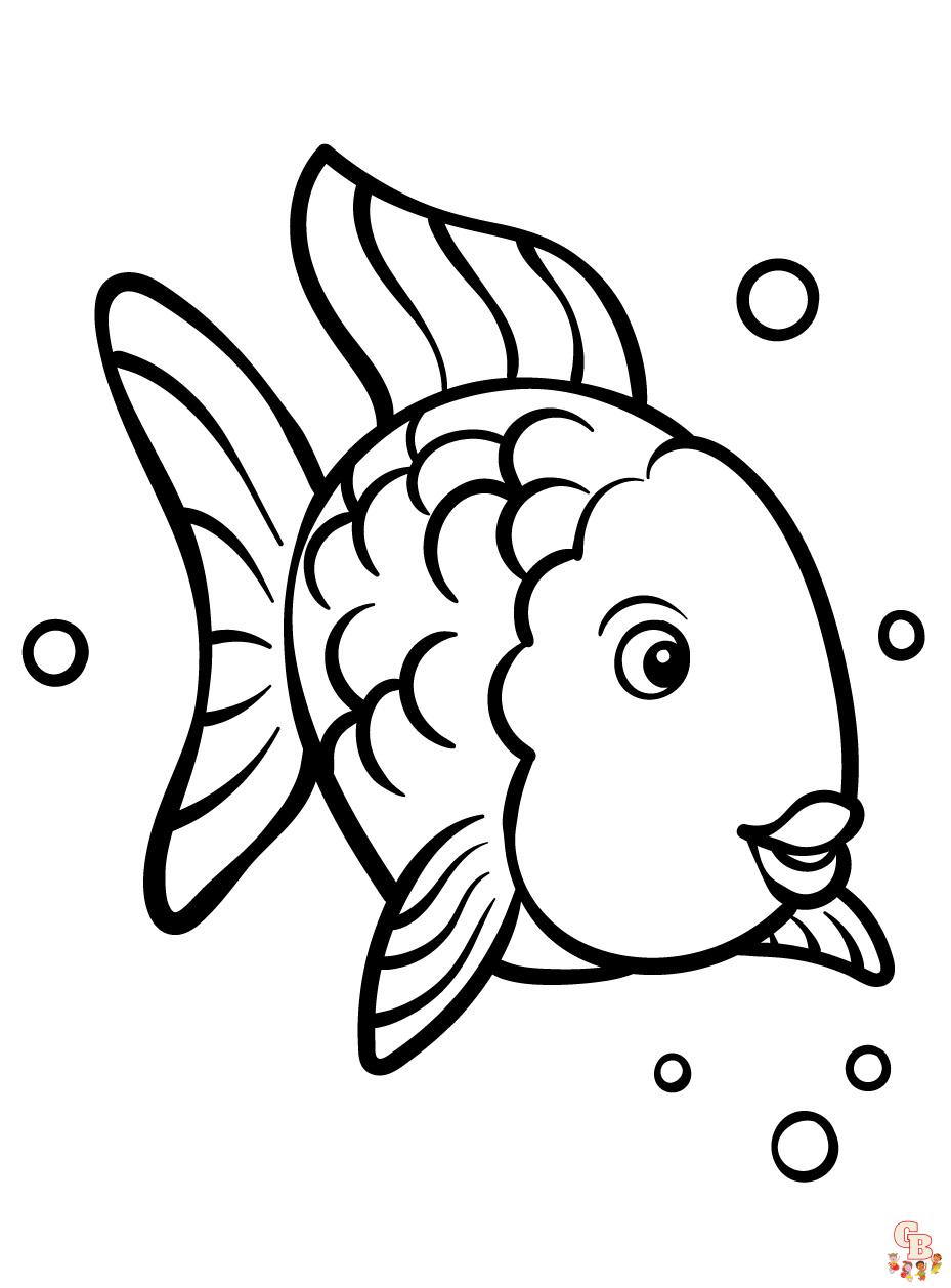 Cute Fish Coloring Pages 3