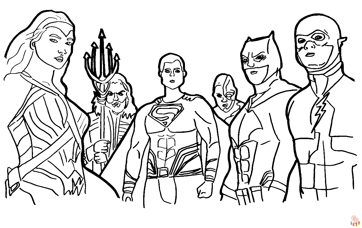 DC Coloring Pages 3