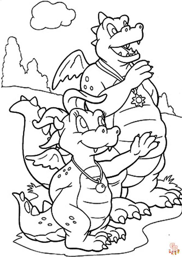 Dragon Tales Coloring Pages 7