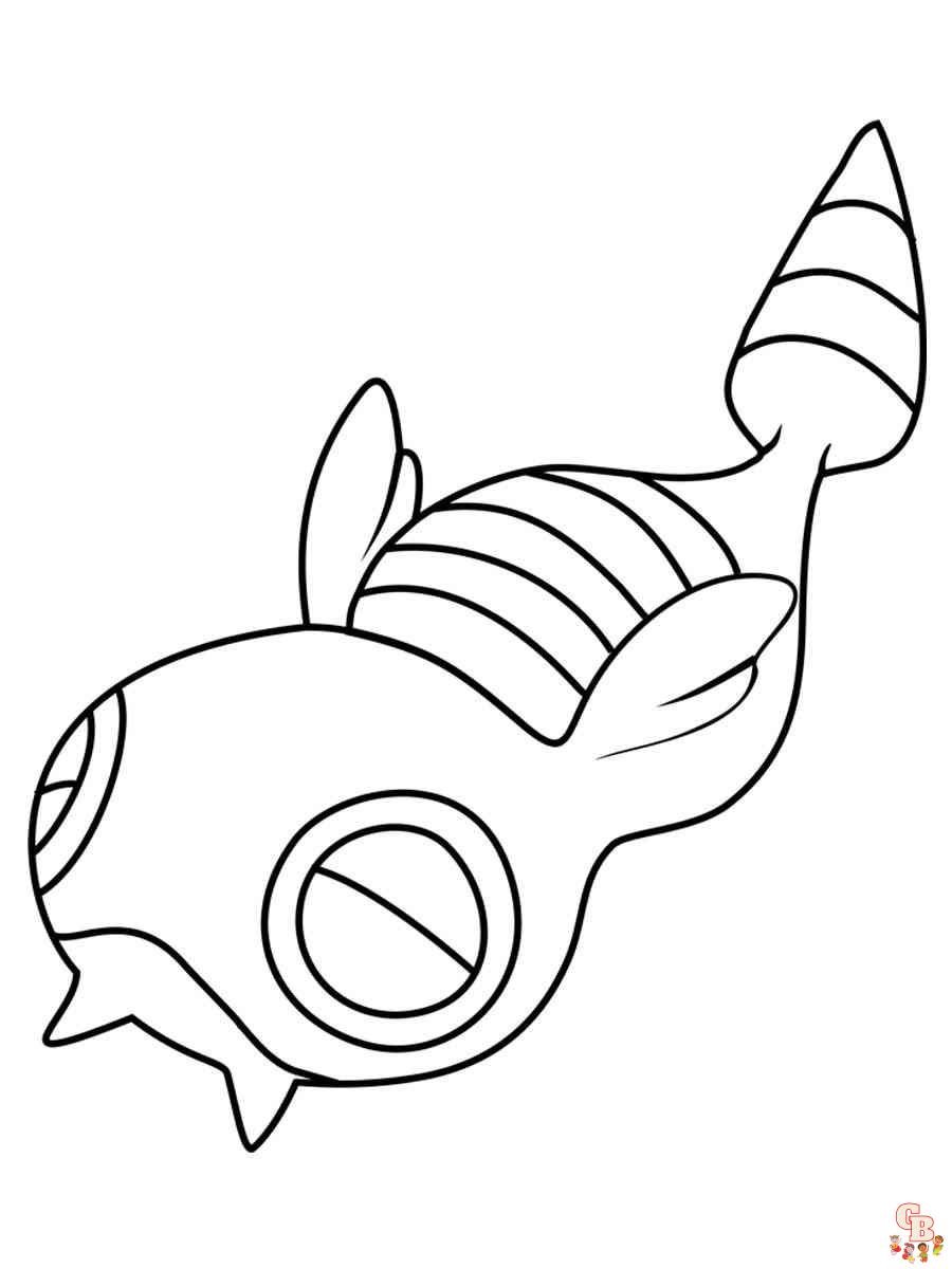 Dunsparce Coloring Pages 1