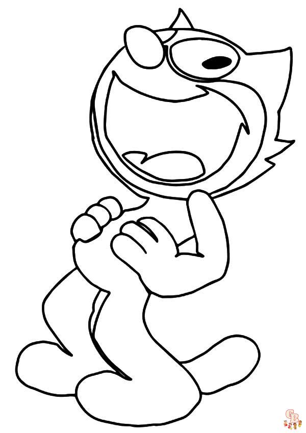 Felix The Cat Coloring Pages 1