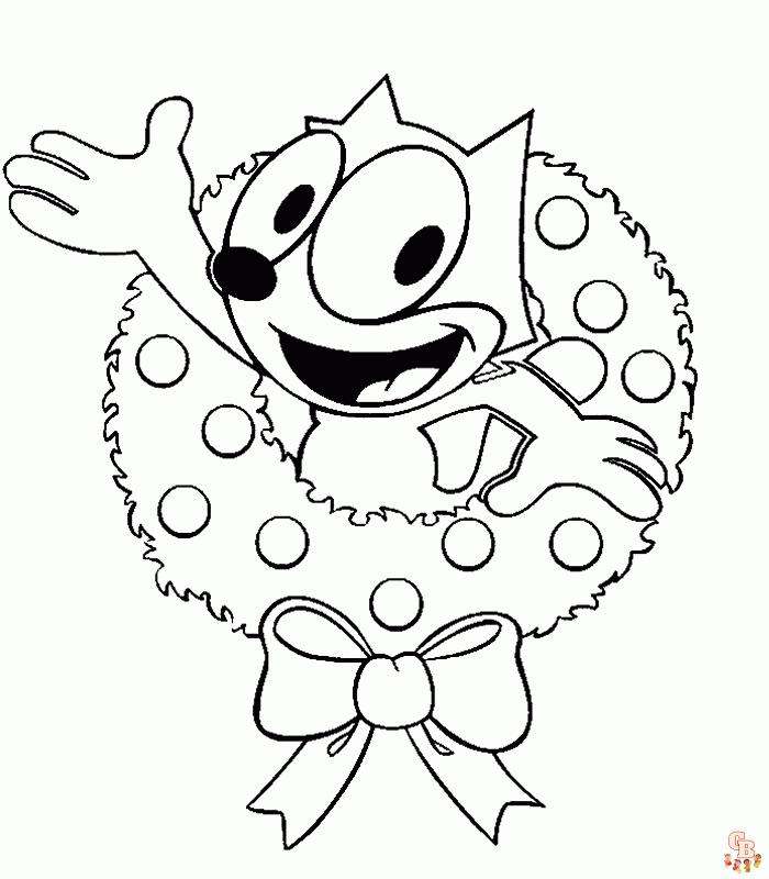 Felix The Cat Coloring Pages 2