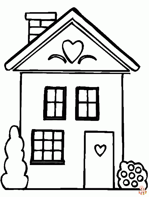 Home Coloring Pages 2