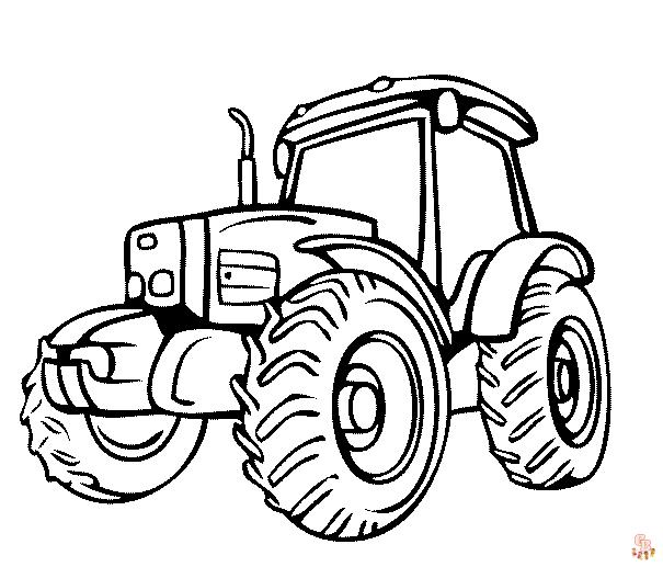 John Deere Coloring Page 2