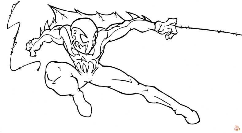 Miles Morales Coloring Pages 4