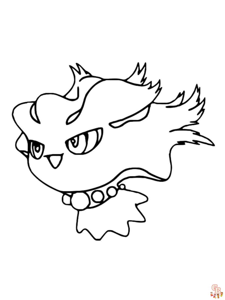 Misdreavus Coloring Pages 3