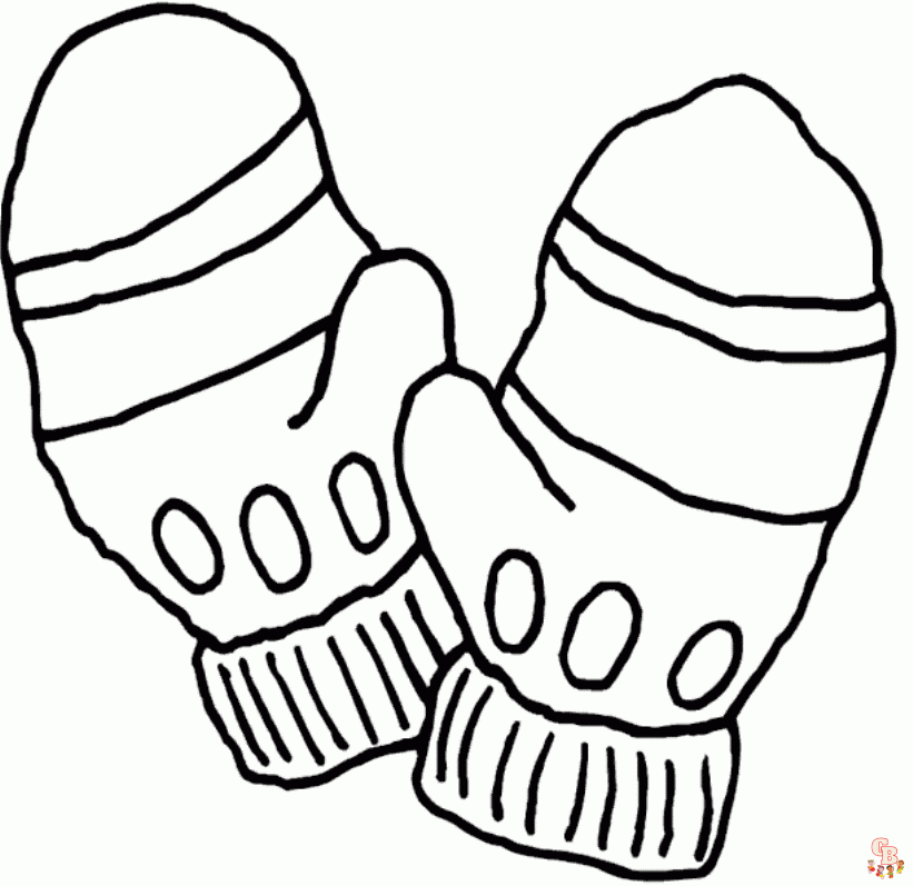 Mitten Coloring Pages 1