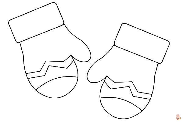 Mitten Coloring Pages 4