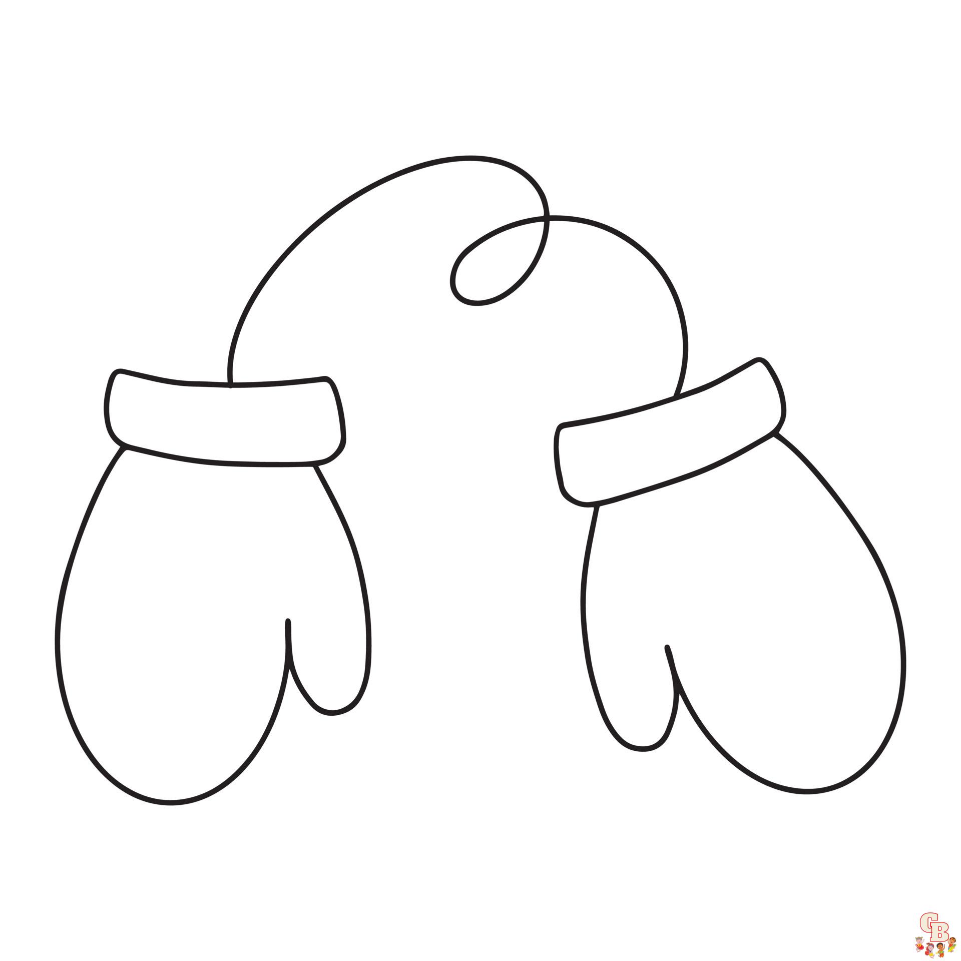 Mitten Coloring Pages 6