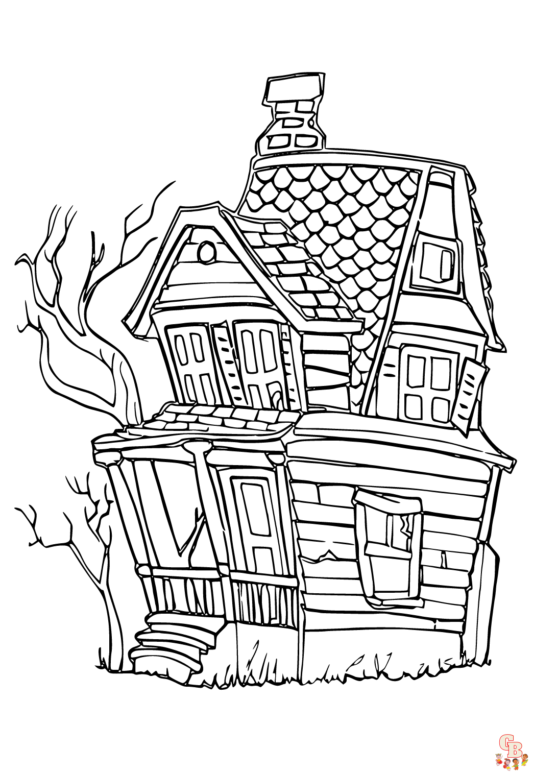 Monster House Coloring Pages 1