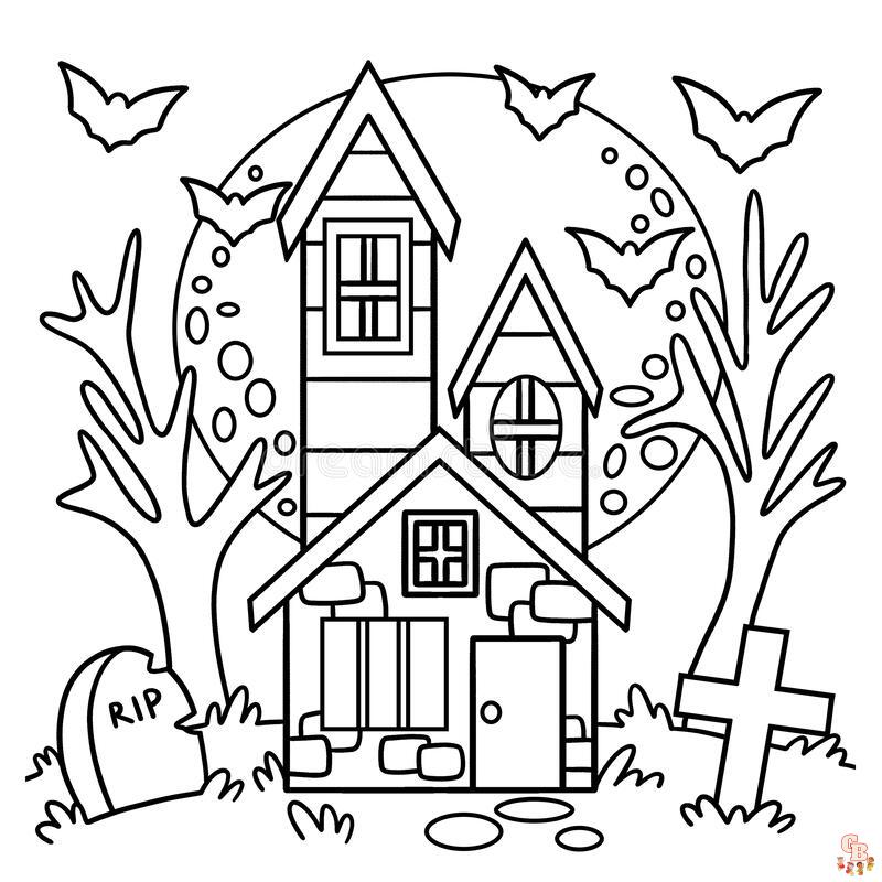 Monster House Coloring Pages 10