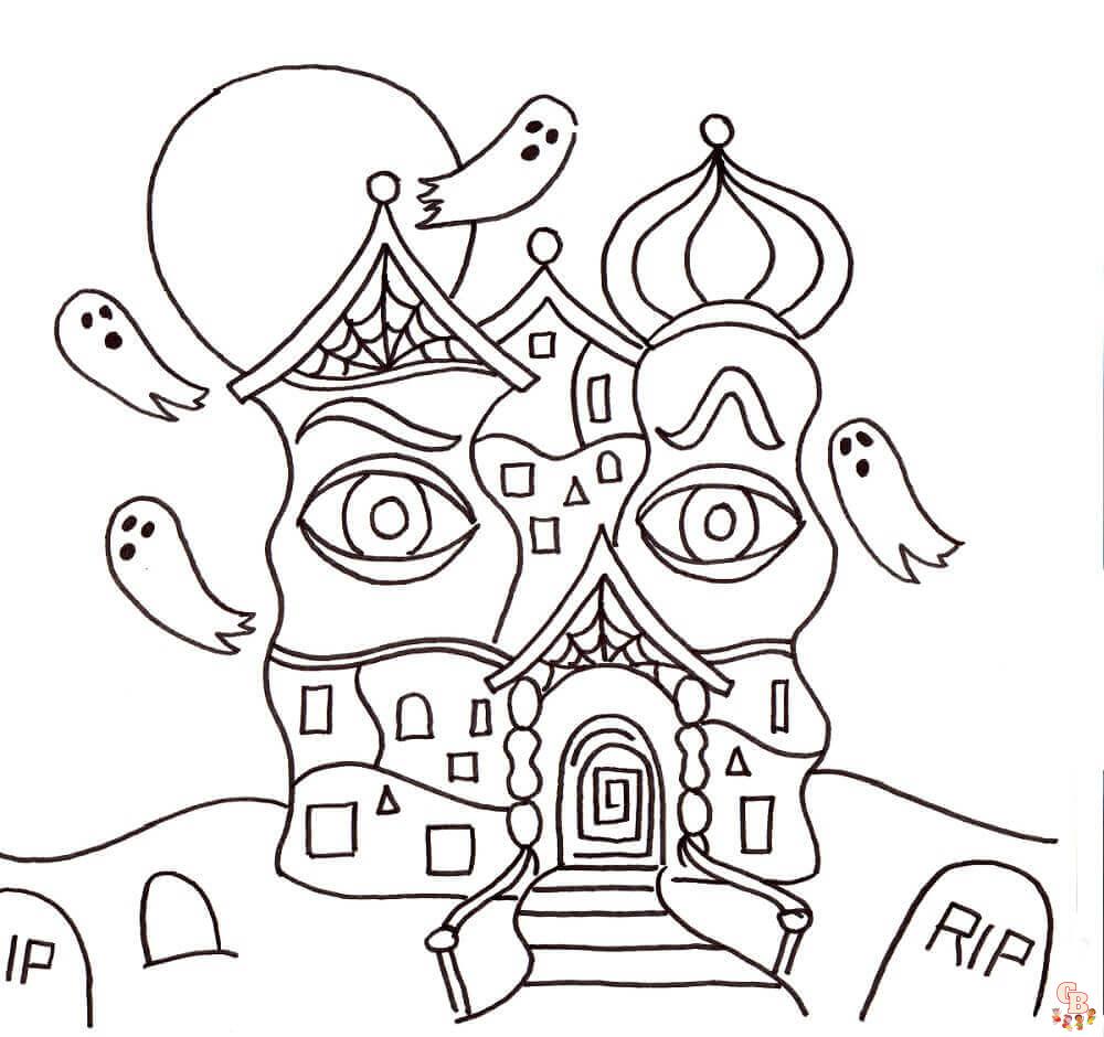 Monster House Coloring Pages 11