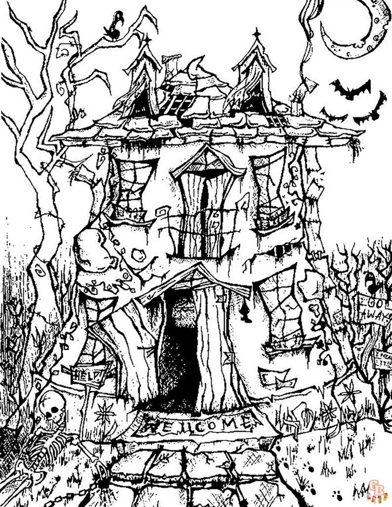 Monster House Coloring Pages 2