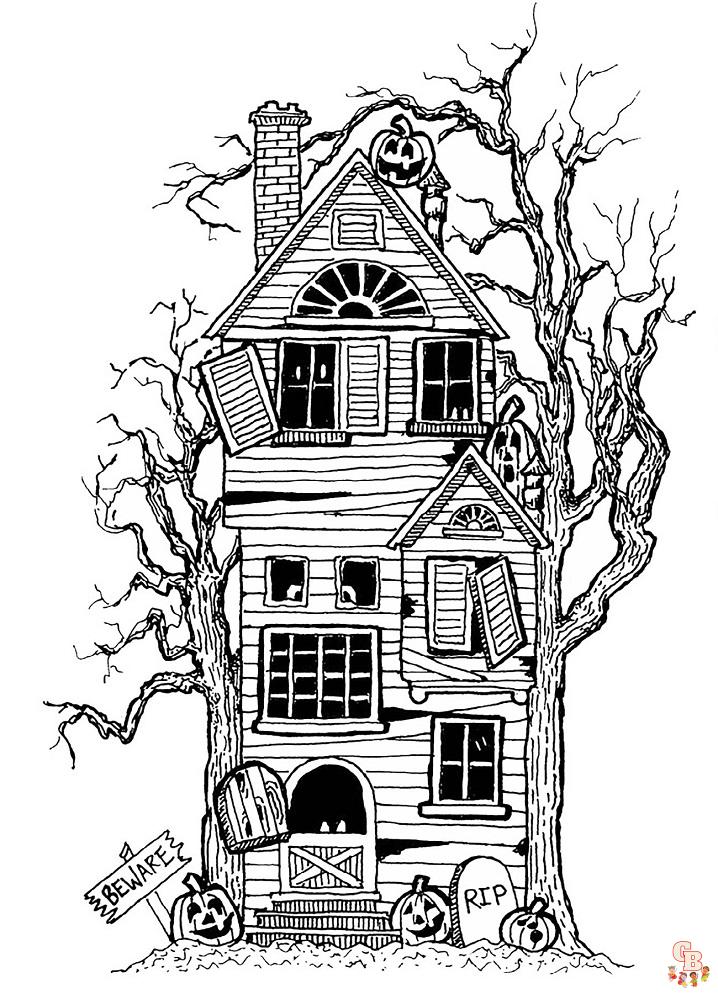 Monster House Coloring Pages 3