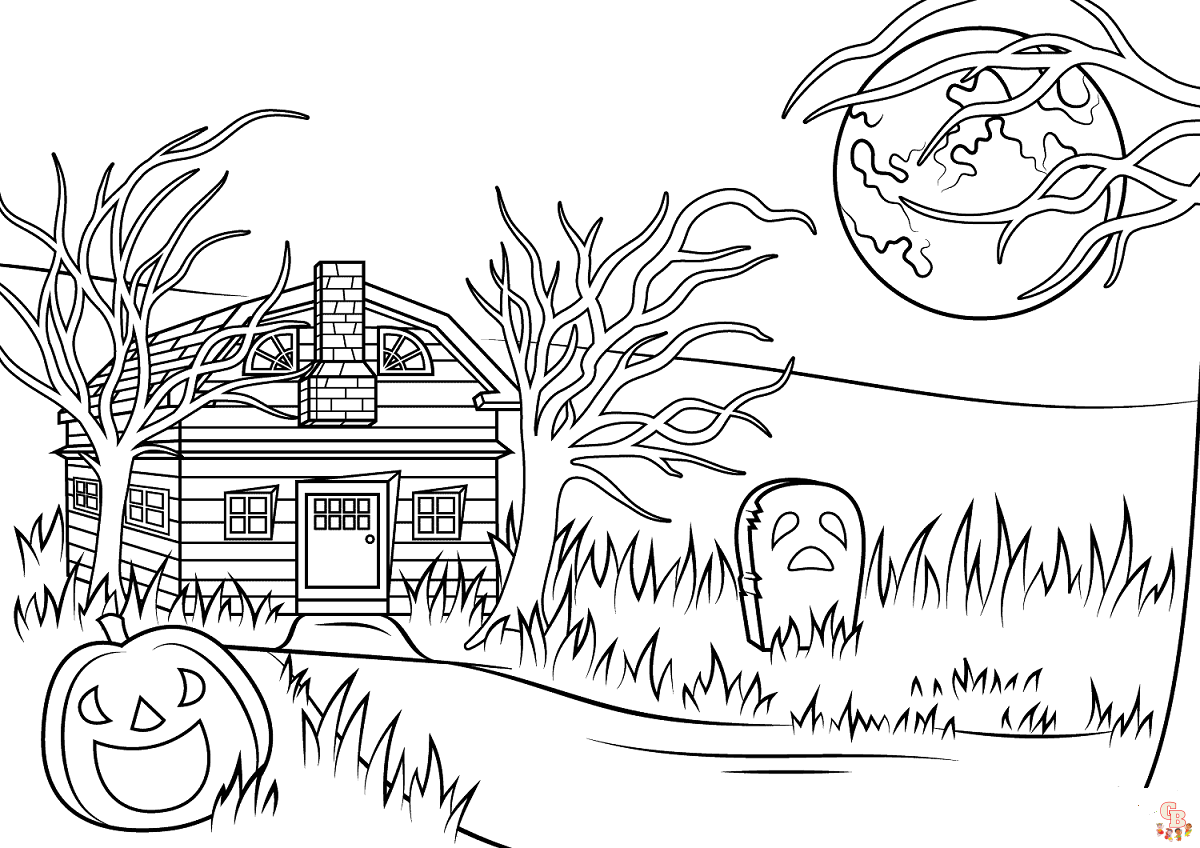 Monster House Coloring Pages 3