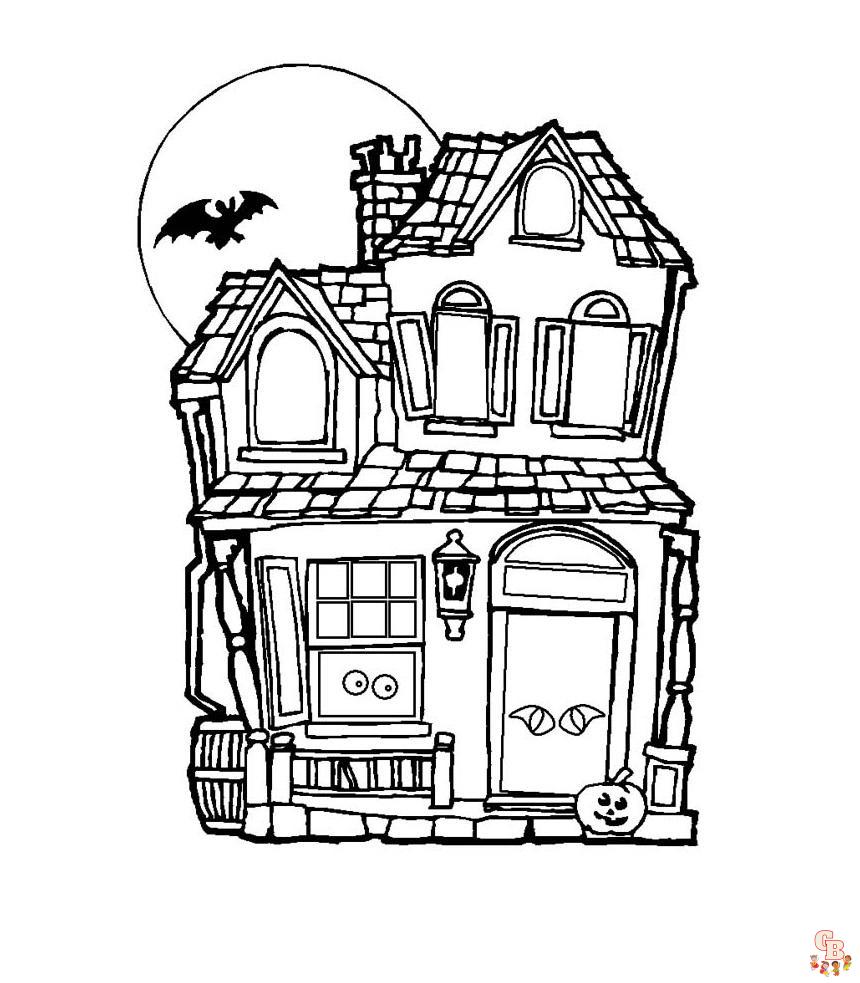 Monster House Coloring Pages 6