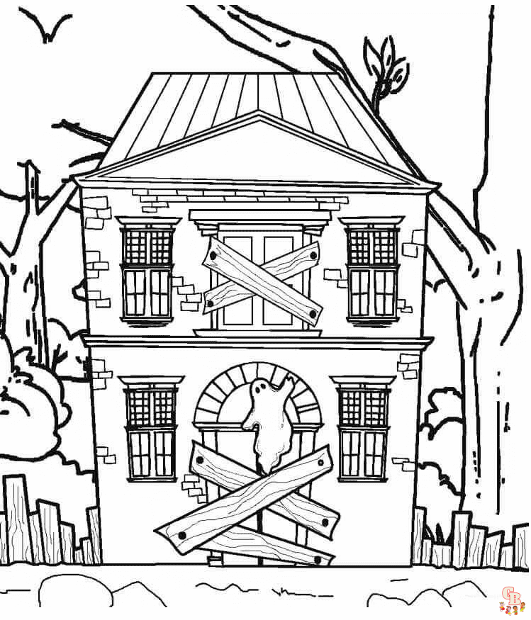 Monster House Coloring Pages 6