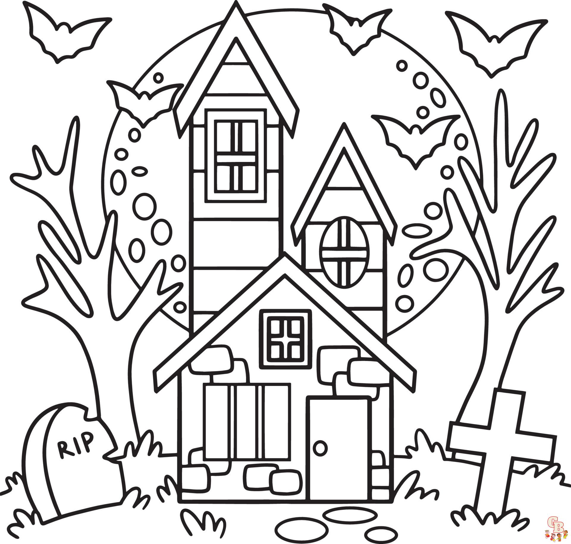 Monster House Coloring Pages 8