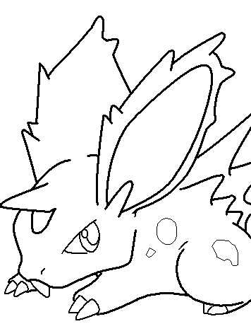 Nidoran♀ Coloring Pages 1