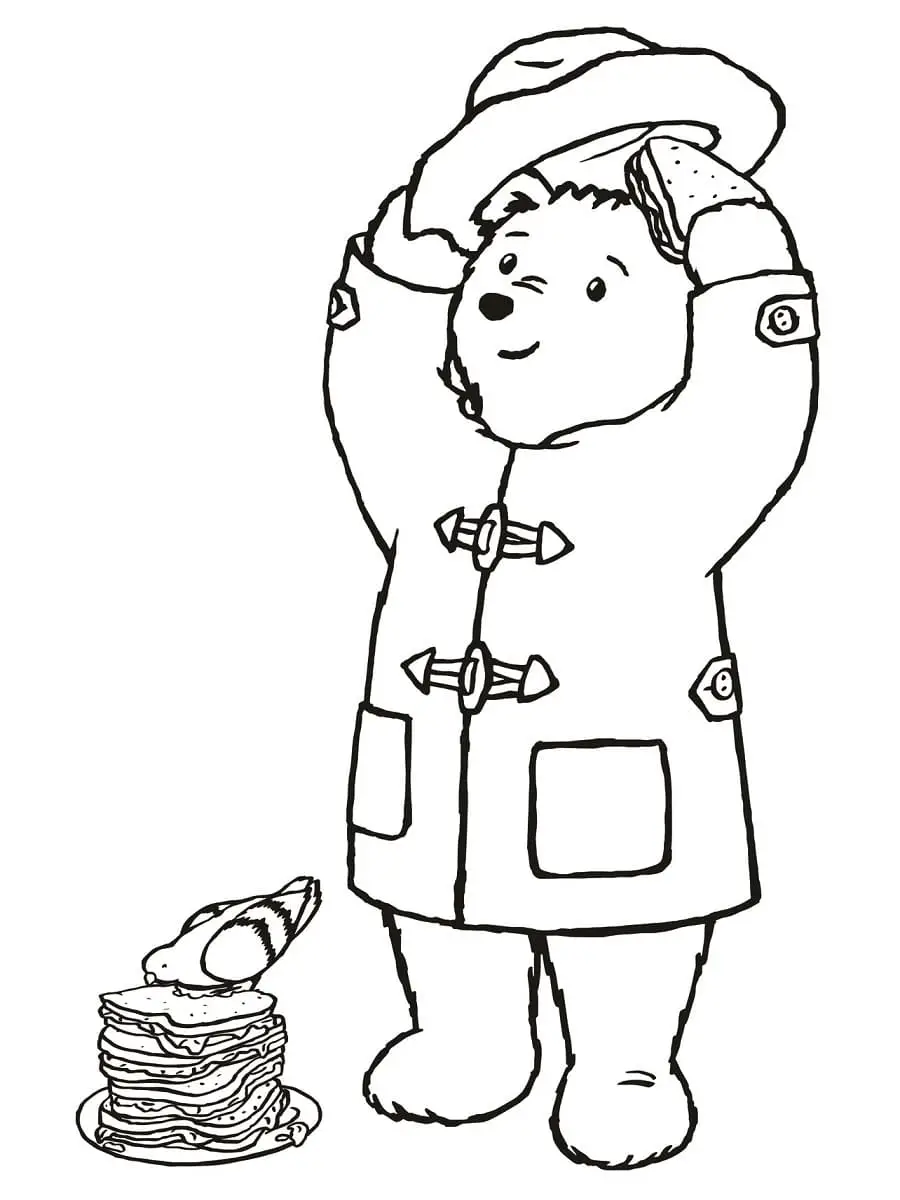 Paddington Bear Coloring Pages 1