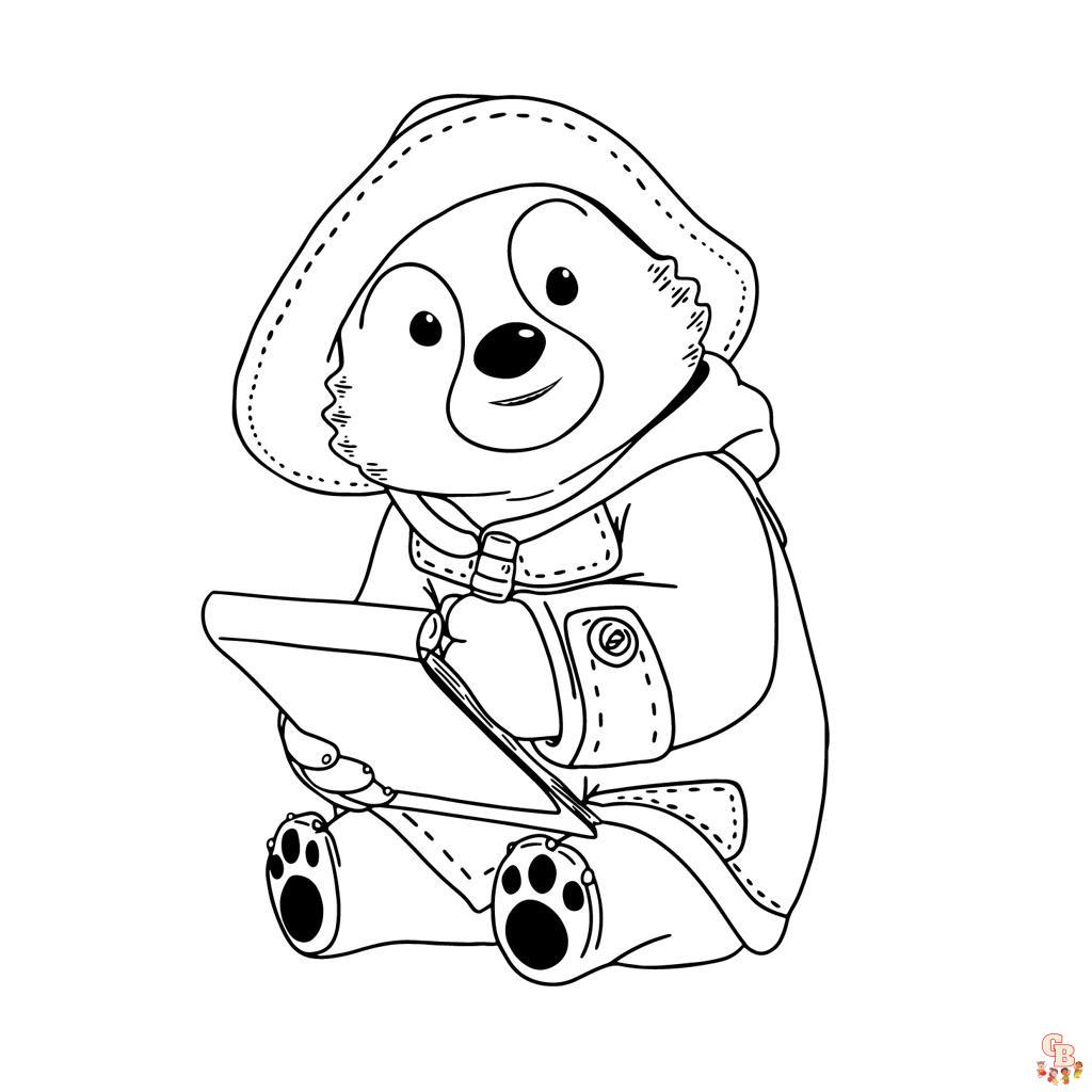 Paddington Bear Coloring Pages 2