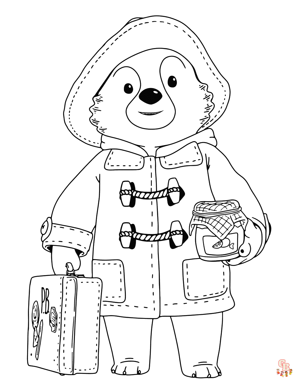 Paddington Bear Coloring Pages