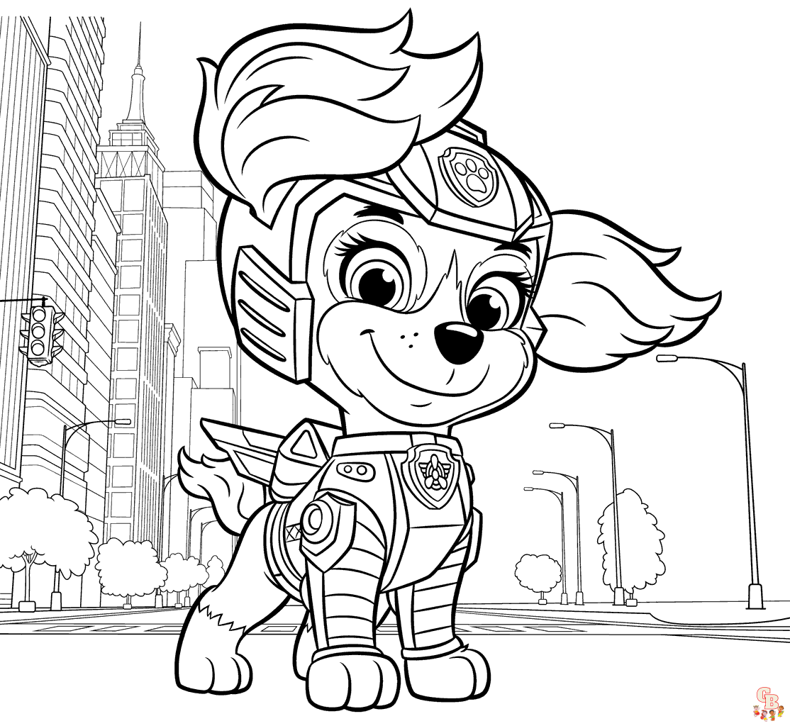 Paw Patrol Liberty Coloring Pages