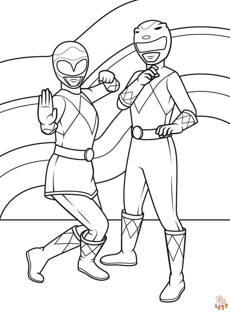 Power Ranger Coloring Pages 3