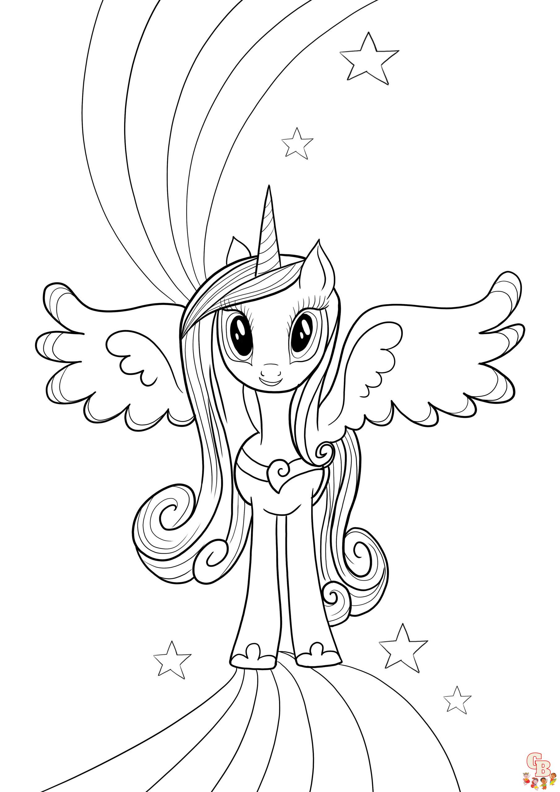 Princess Luna Coloring Pages 4