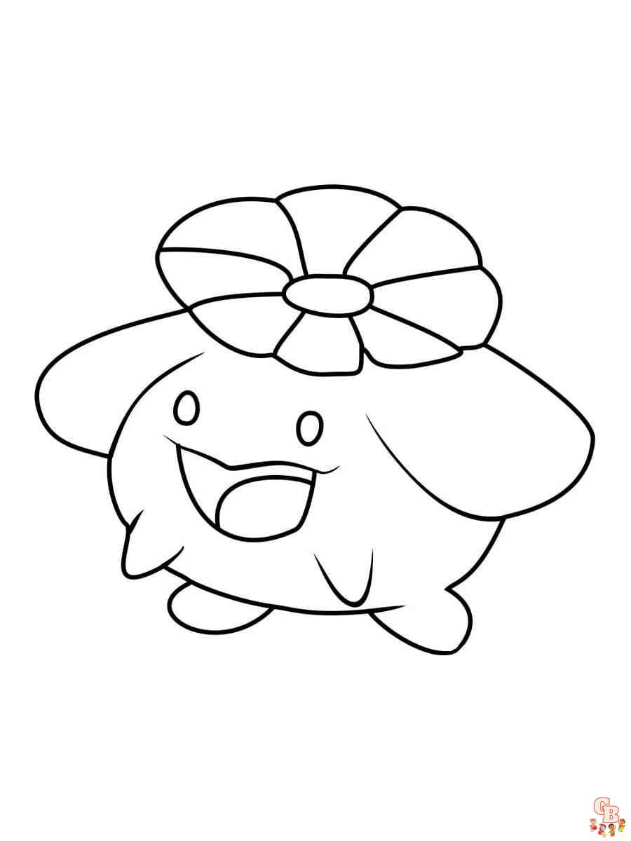 Skiploom Coloring Pages