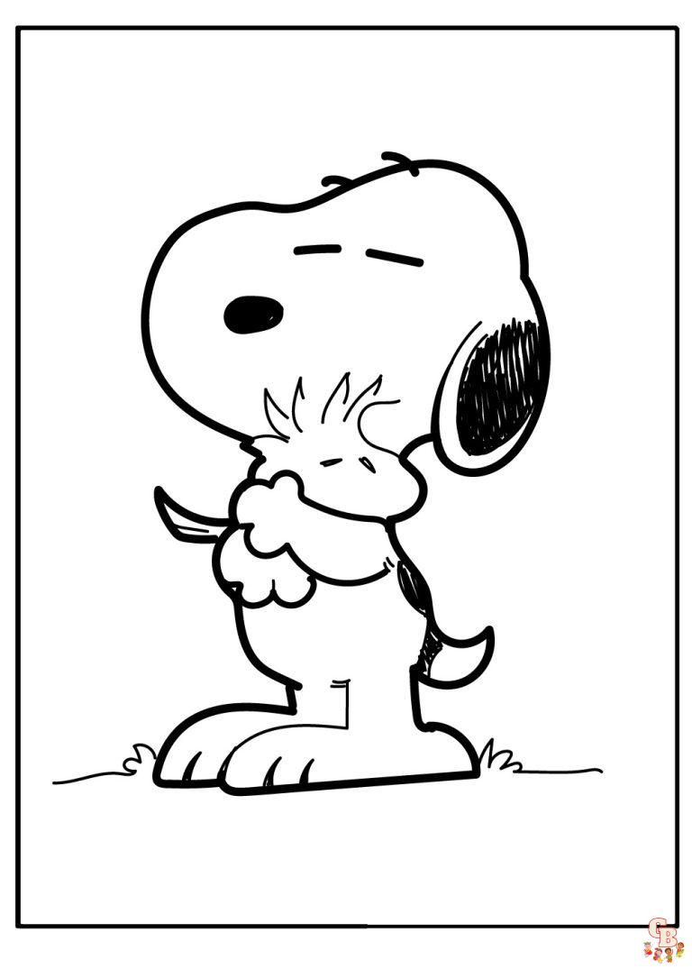 Free Printable Snoopy Coloring Pages GBcoloring