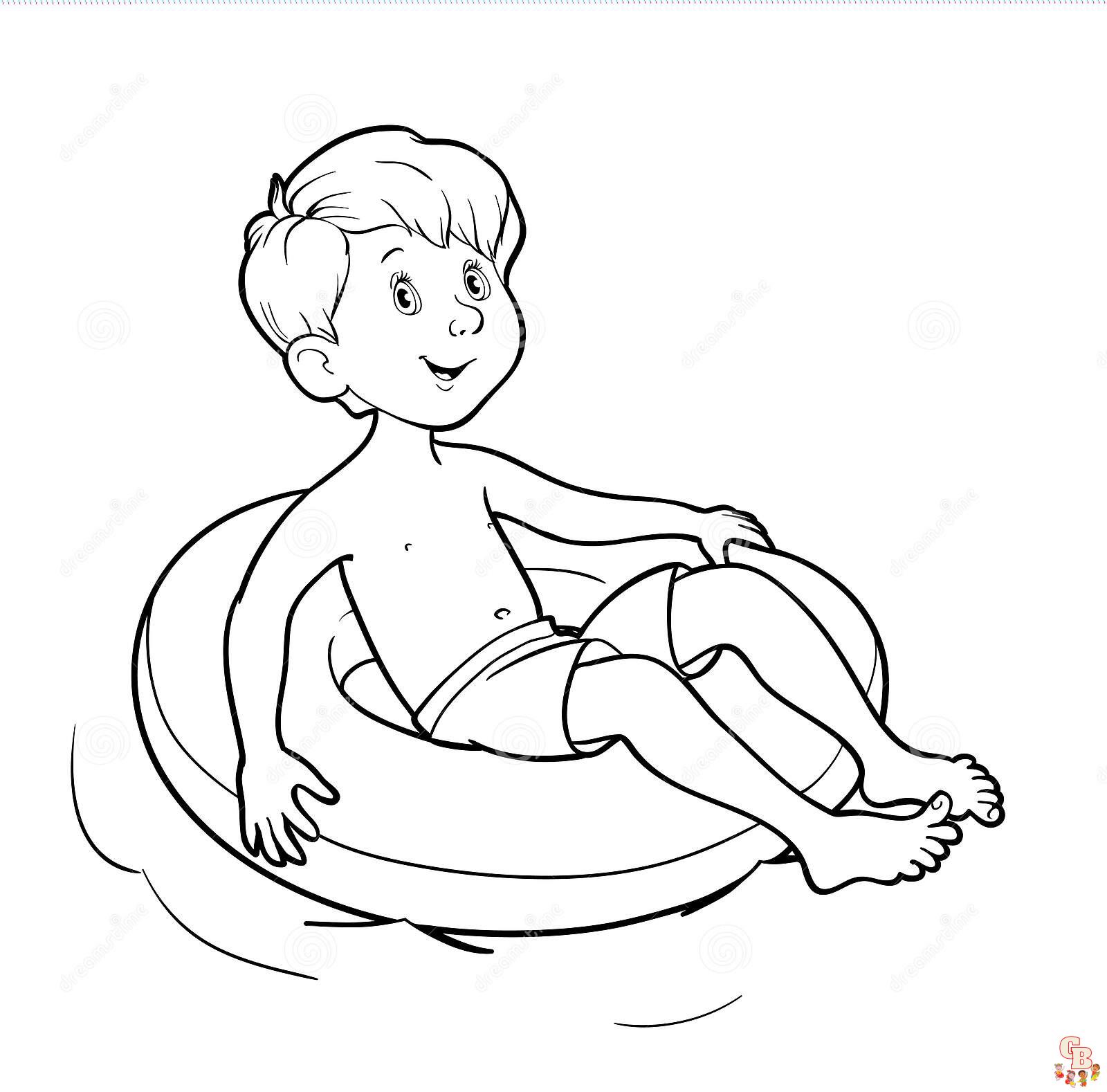 Swimming Pool Coloring Pages 3