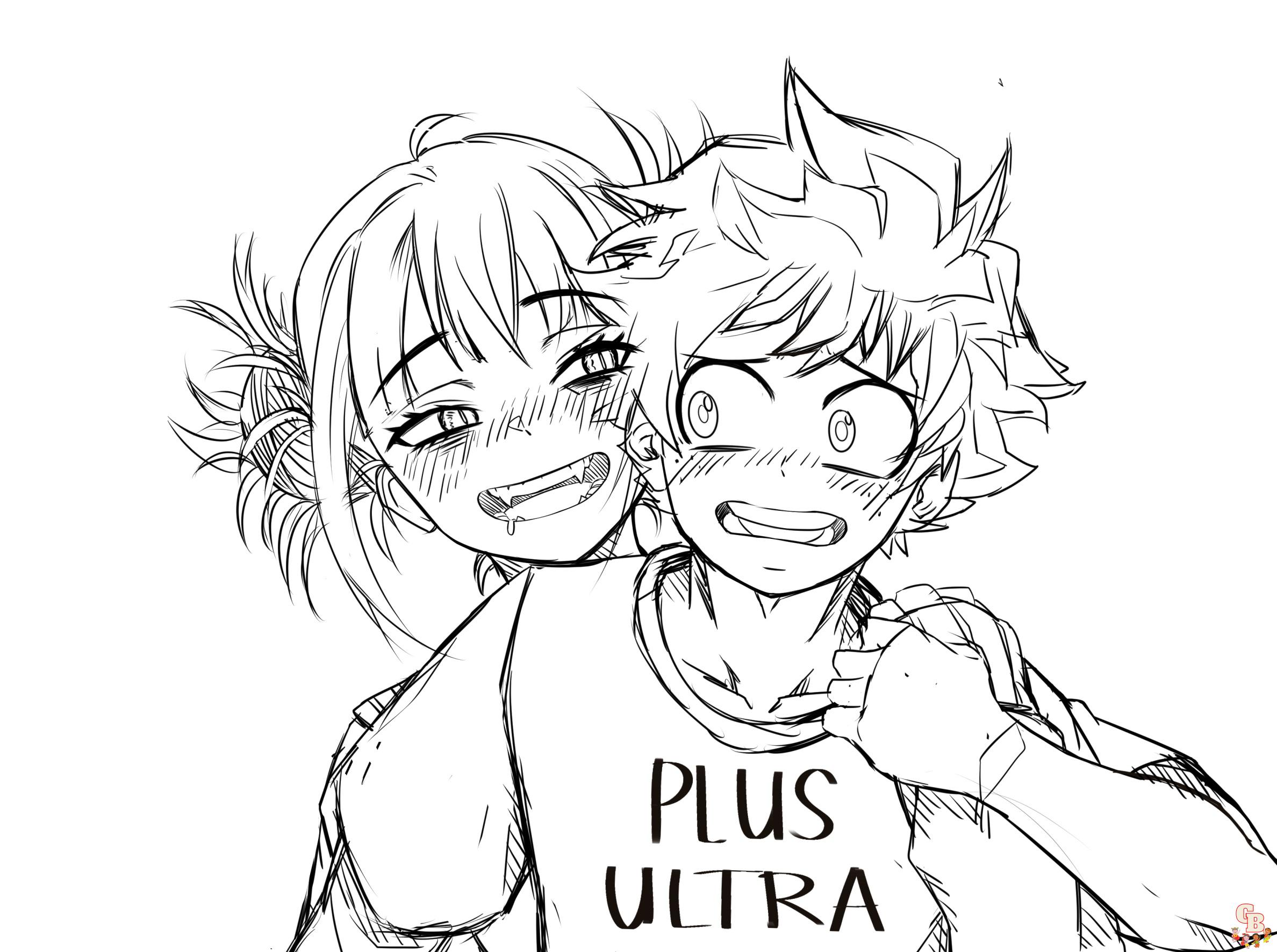 Toga My Hero Academia Coloring Pages 2