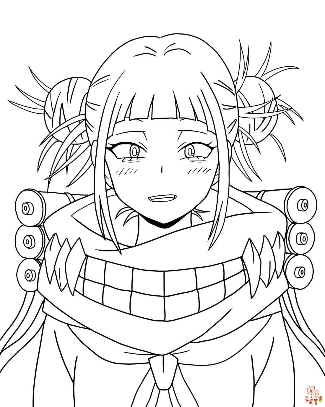 Toga My Hero Academia Coloring Pages 5