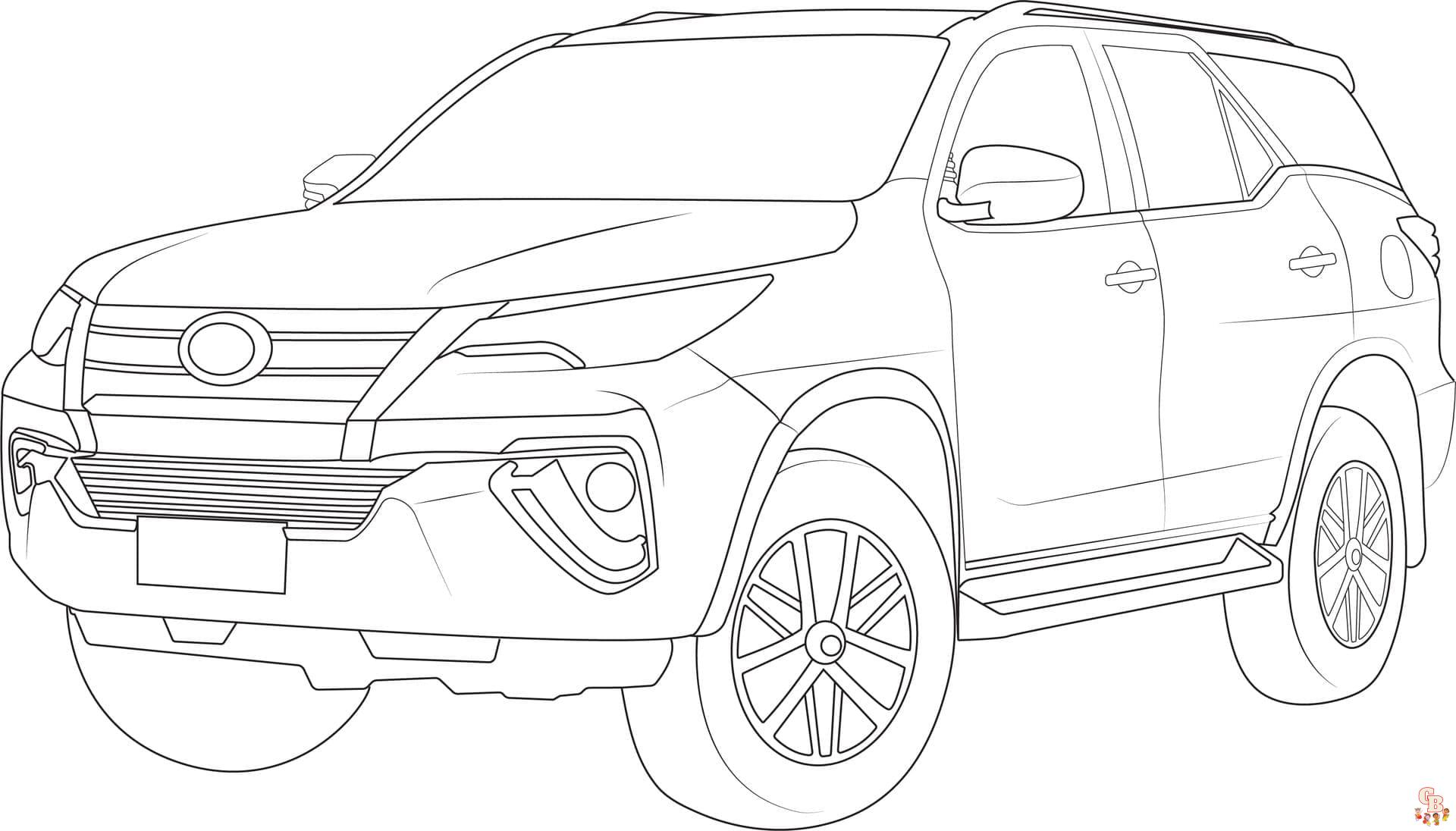 Toyota Coloring Pages 1