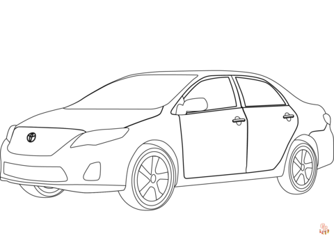 Toyota Coloring Pages 1