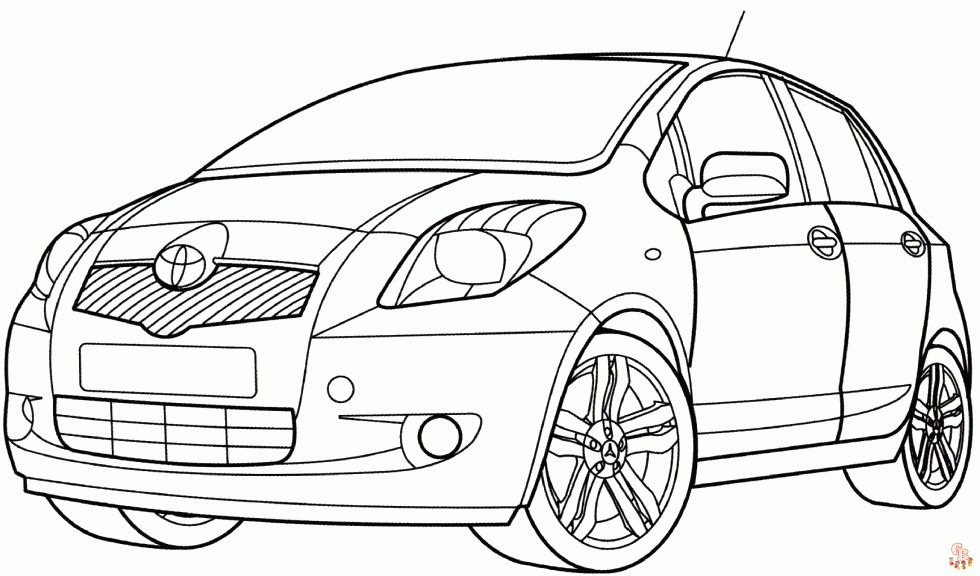 Toyota Coloring Pages 2