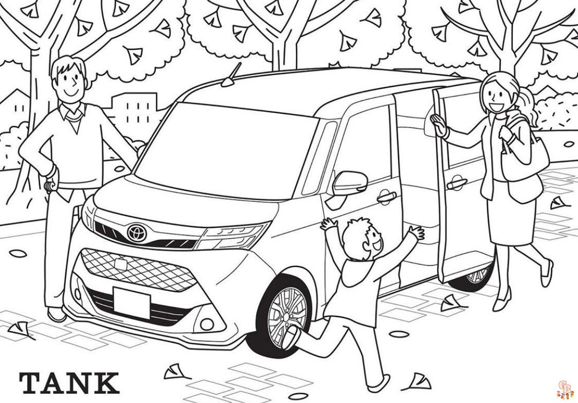 Toyota Coloring Pages 3