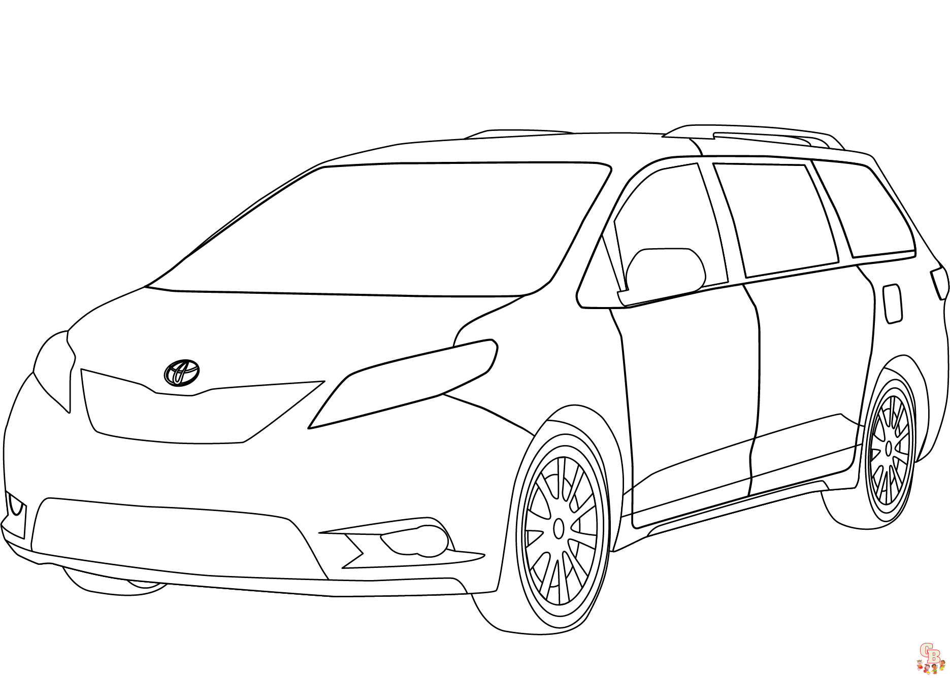 Toyota Coloring Pages 3