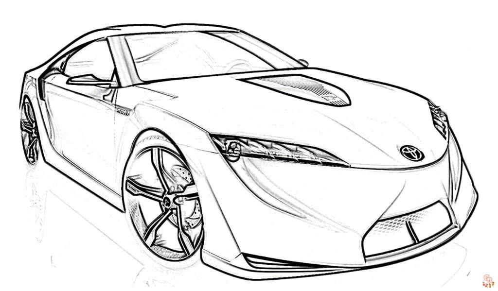 Toyota Coloring Pages 4