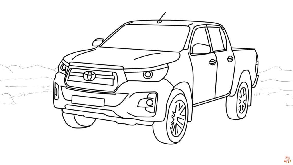 Toyota Coloring Pages 5