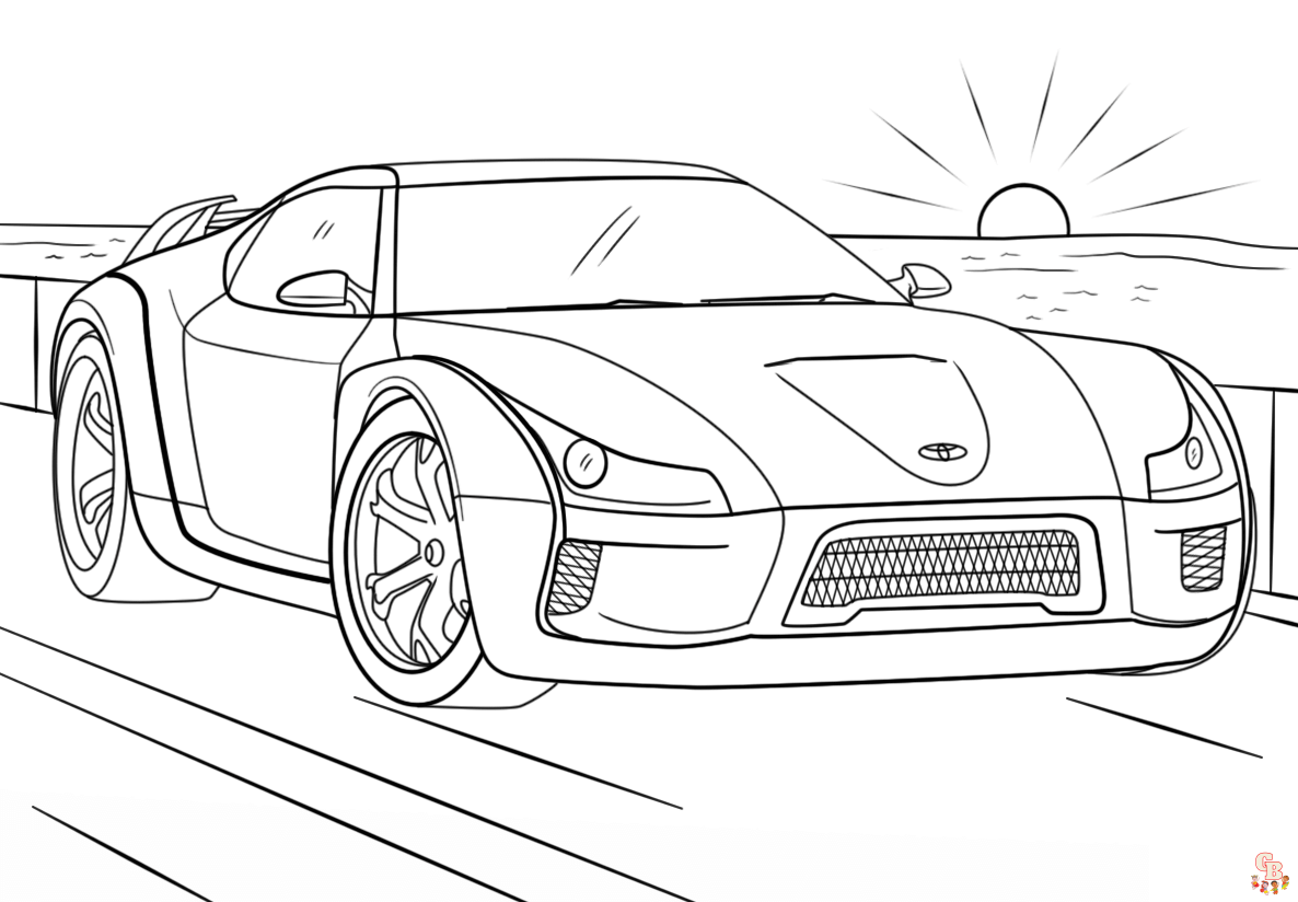 Toyota Coloring Pages 5