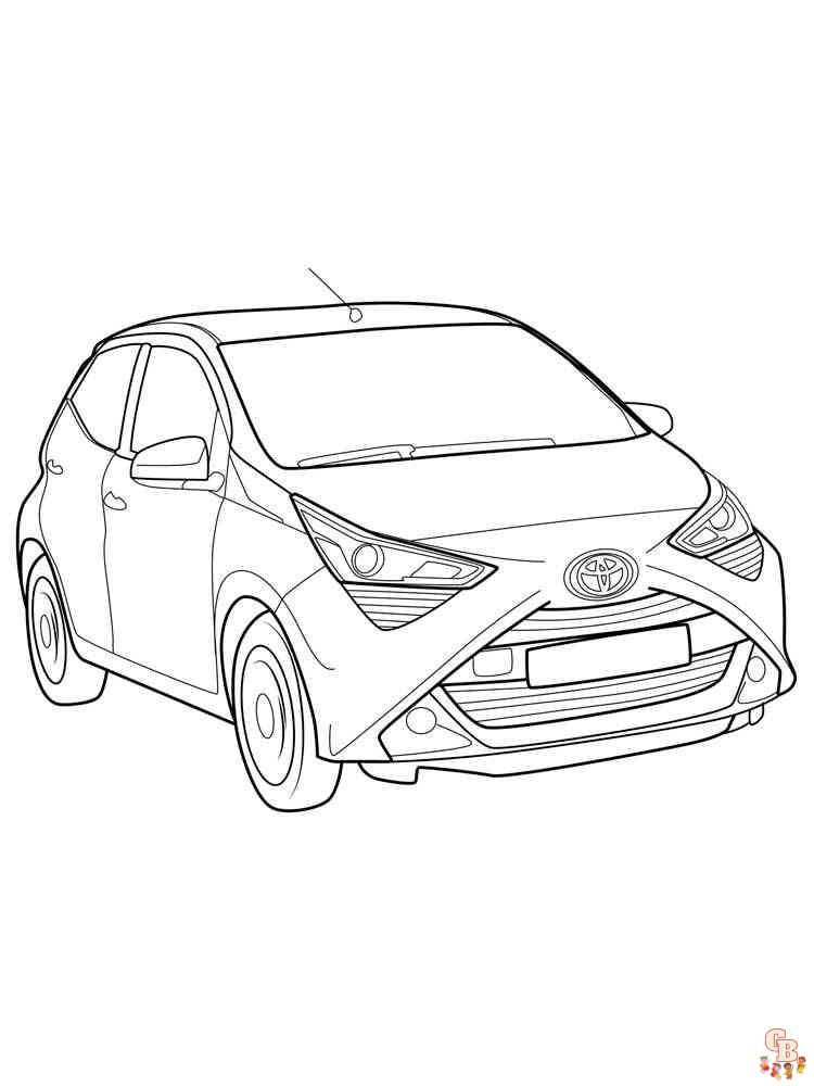 Toyota Coloring Pages 6