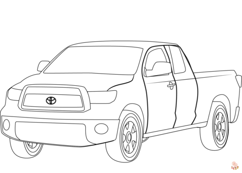 Toyota Coloring Pages 6