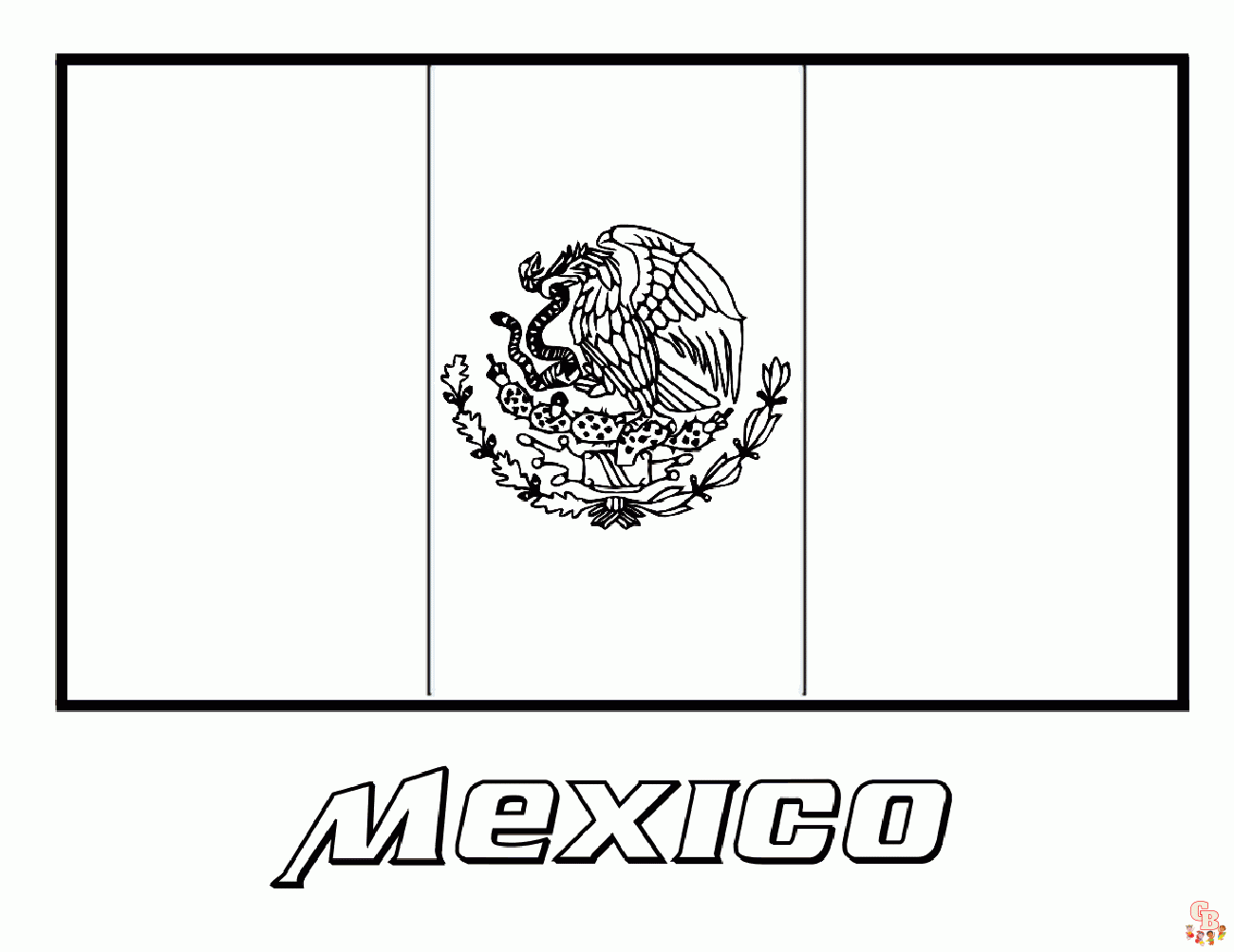 cinco de mayo flag coloring page