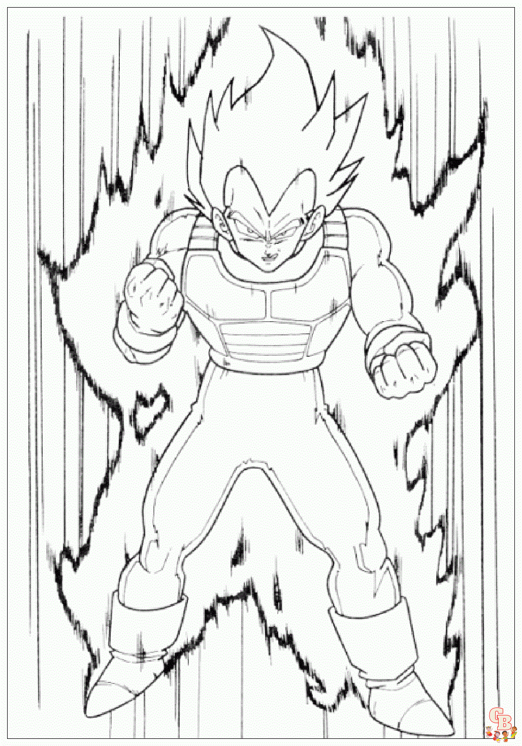 dragon ball super vegeta coloring pages