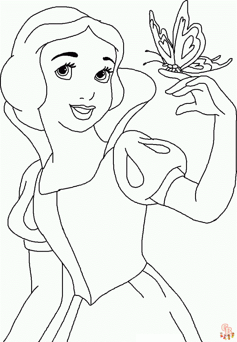 printable disney princess coloring pages