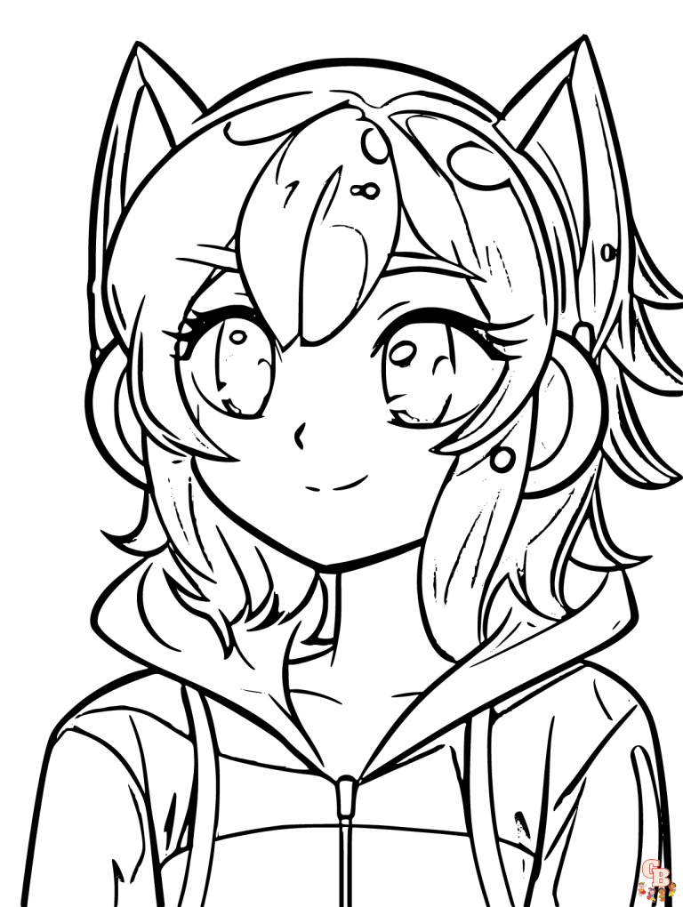 Aphmau Coloring Pages with GBcoloring's Free Printable